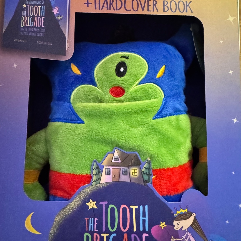 The Tooth Brigade Plush and Hardcover Book